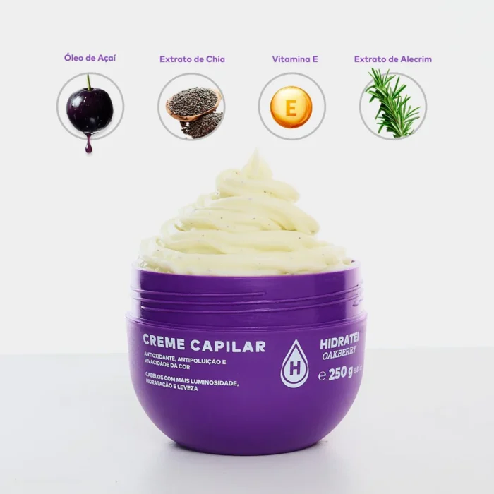 Kit Shampoo + Creme + Condicionador OAKBERRY - Image 4