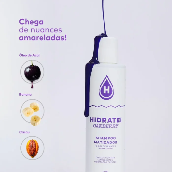 Kit Shampoo Matizador + Creme + Condicionador OAKBERRY - Image 4